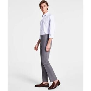NWT DKNY Modern Fit Dress Pants, Light Gray, Men’s 34W x 29L